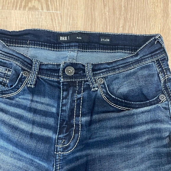 BKE Dark Blue Denim Jeans - Picture 3 of 4